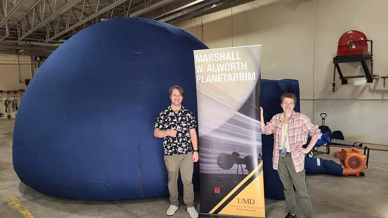 University of Minnesota Duluth Mobile Planetarium